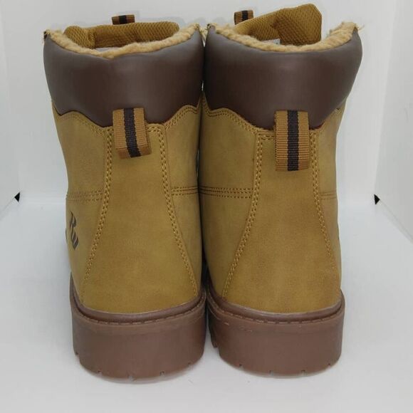 Rocawear NEW Men\'s Wheat Brown Faux Leather Hiking Boots - sz. 12 main image 4